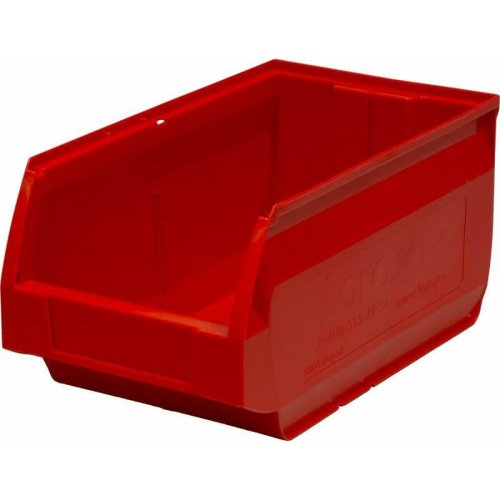 Лоток для хранения для склада Napoli, красный, сплошной (400х230х200)