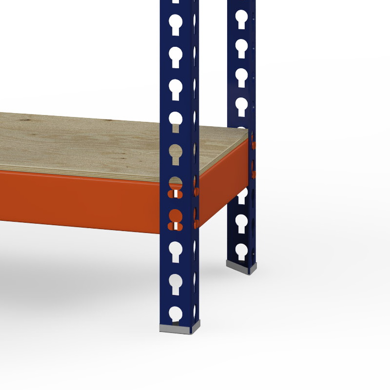 Стеллаж металлический Профи-Т 3000x1240x655 мм. Ярусы: фанера 5 шт. (Т-140/1 F/5) – изображение №5