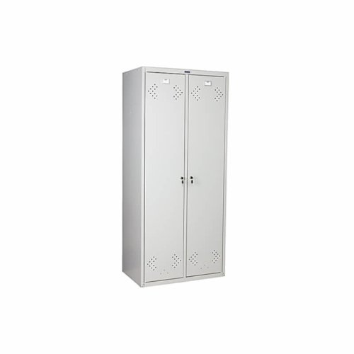 Шкаф хозяйственный металлический для раздевалок ПРАКТИК Стандарт LS-21-80U