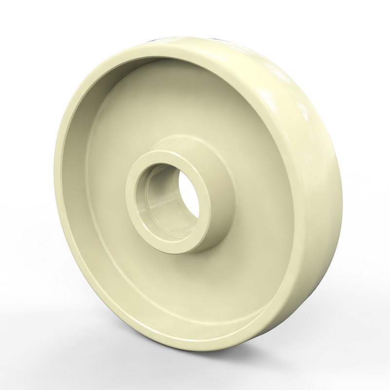 Колесо 180х50 нейлон без подшипников