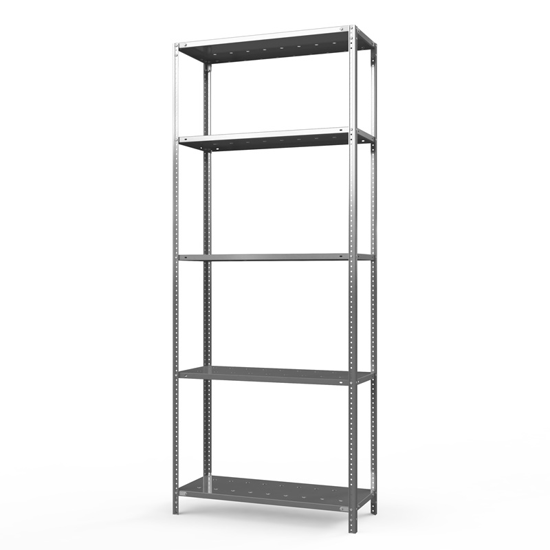 Стеллаж ТС Лайт Цинк (2000х1000х500) 5 полок перф