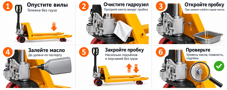 Как залить масло в рохлю