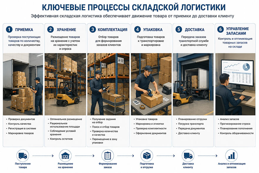 Процессы складской логистики