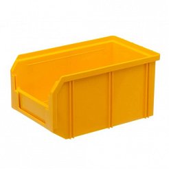 V-2 Пластиковый ящик желтый, (234х149х120) 3,8 литра