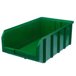 V-4 Пластиковый ящик зеленый, (502х305х186) 20 литров
