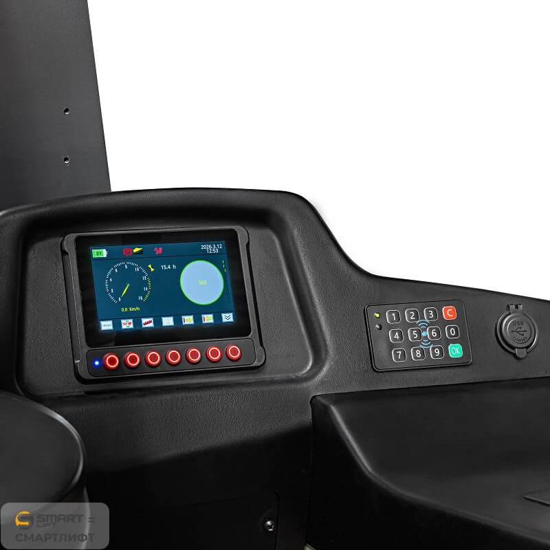 Узкопроходный ричтрак OPD15L (1500 кг; 5,5 м; 48В / 450Ач) СМАРТЛИФТ (SMARTLIFT) – изображение №2