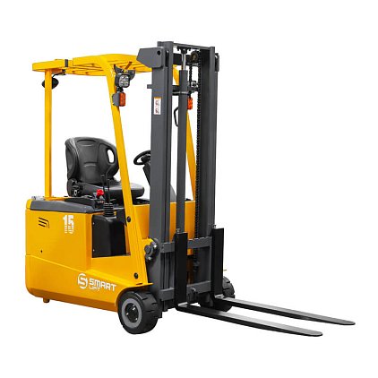 Электропогрузчик трёхопорный TKA15H (1500 кг; 2,7 м; li-ion 24В / 200Ач) SMARTLIFT 