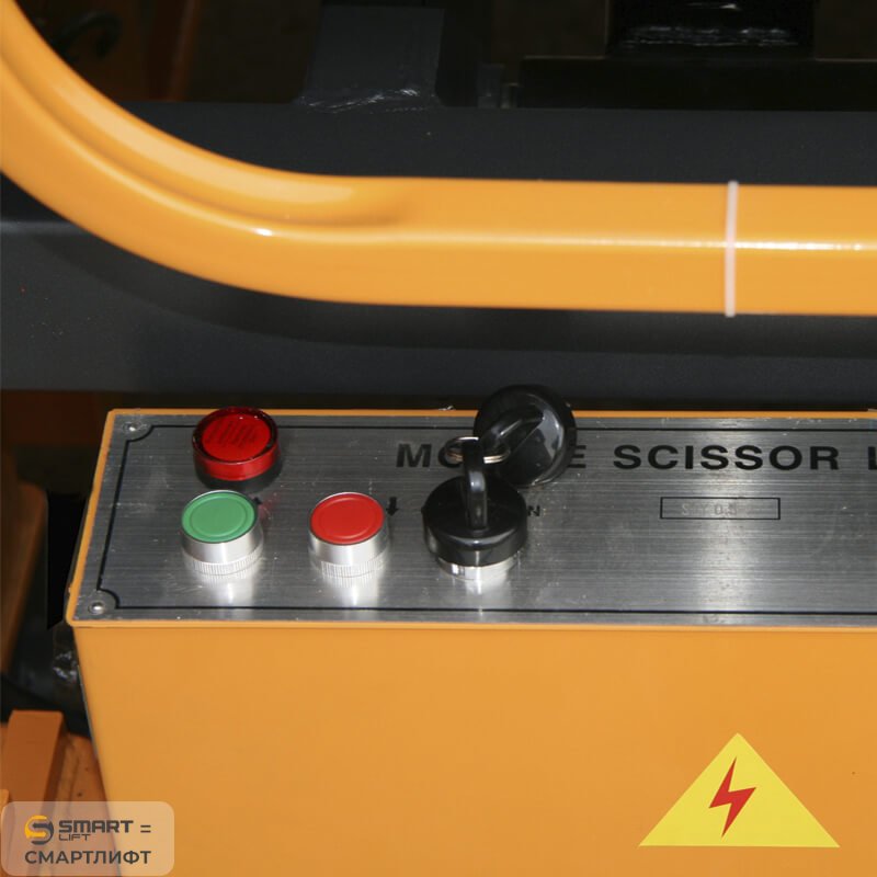 Подъемник ножничный несамоходный SJY-0.5-6 (380В; 500 кг; 6 м) СМАРТЛИФТ (SMARTLIFT) / СМАРТ (SMART) – изображение №3