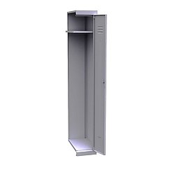 Шкаф металлический для одежды ШРС 11-400 ДС (1850x400x500) разборный, доп. секция