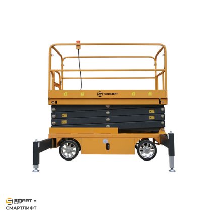 Подъемник ножничный несамоходный SJY-0.3-12 (380В; 300 кг; 12 м) SMARTLIFT (SMART)